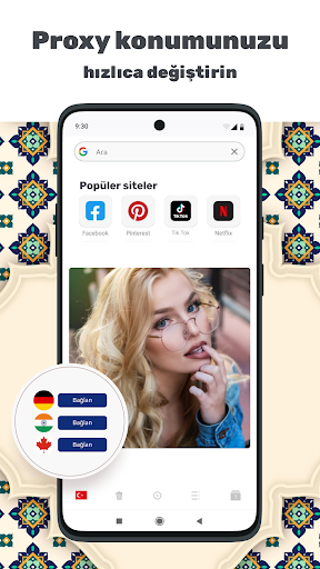 Web Proxy Browser ekran görüntüsü