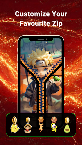 Zipper Lock Screen - Zip Style ekran görüntüsü