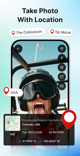 GPS Camera Map - Geotag Photos ekran görüntüsü
