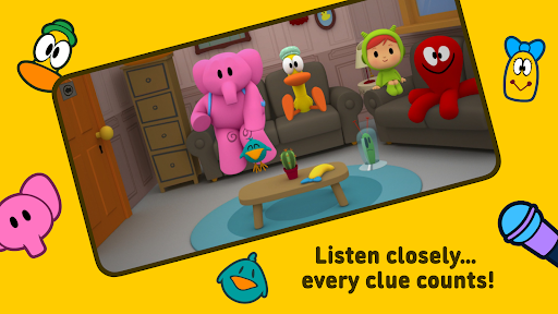Pocoyo ve nesnelerin gizemi. ekran görüntüsü