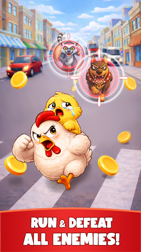Chicken Rush: Power Clash ekran görüntüsü