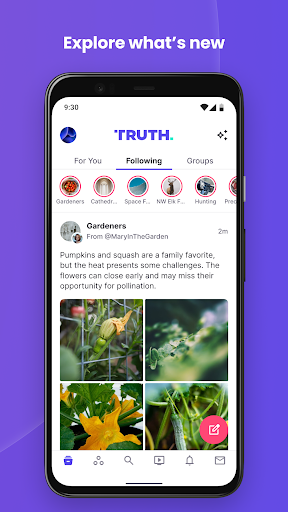 Truth Social ekran görüntüsü