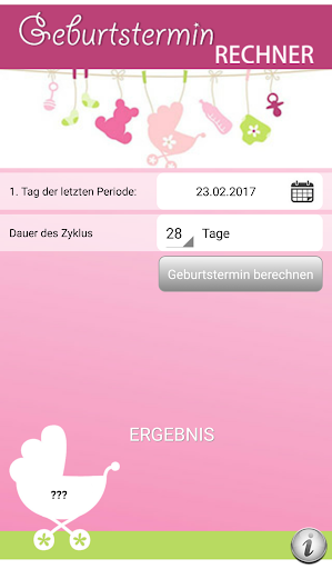 Geburtstermin-Rechner ekran görüntüsü