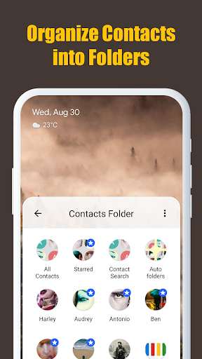 Contacts Folder ekran görüntüsü