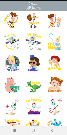 Pixar Stickers: Toy Story 4 ekran görüntüsü