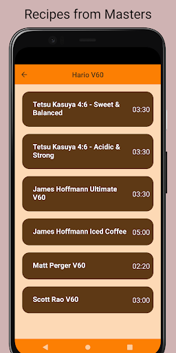 Kahve Dökme Zamanlayıcısı ekran görüntüsü