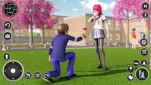 High school Girl Life Games 3D ekran görüntüsü