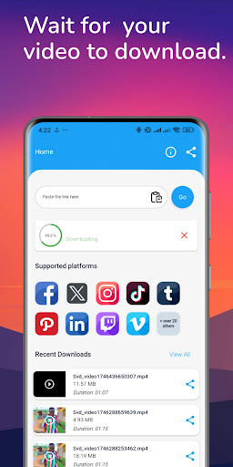 Social Video Downloader ekran görüntüsü