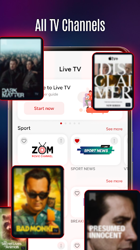 Live TV: Movies and TV Shows ekran görüntüsü
