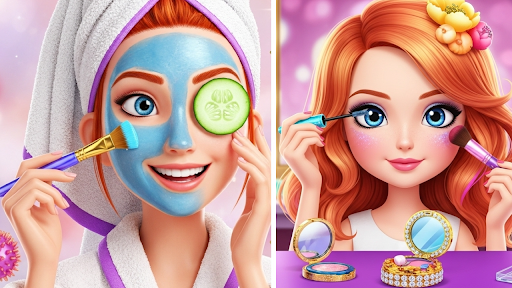 School kids Hair styles Makeup ekran görüntüsü