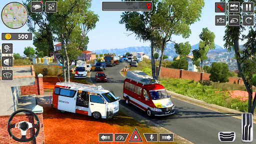 Mini Bus Travel Bus Games 2024 ekran görüntüsü