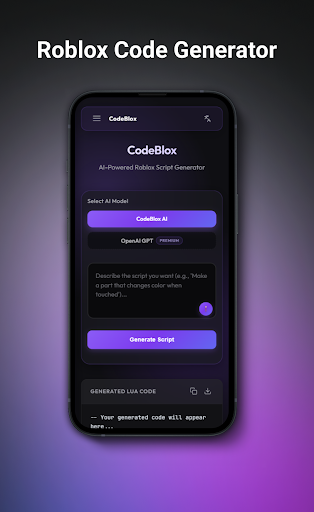 CodeBlox - Roblox Script Maker ekran görüntüsü