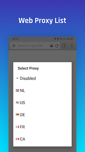 VPN Proxy Tarayıcısı ekran görüntüsü
