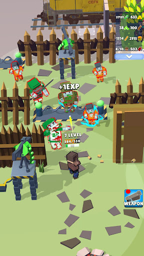 Build and Survive: zombie game ekran görüntüsü