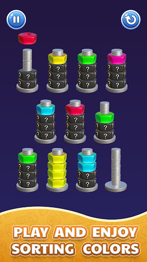 Nuts Stack 3D: Sorting Puzzle ekran görüntüsü
