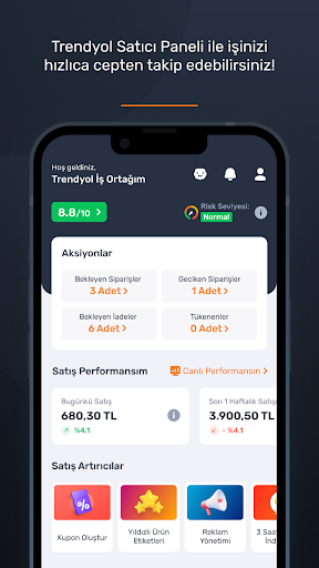 Trendyol Satıcı Paneli ekran görüntüsü