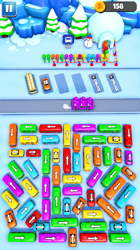 Bus Mania: Sorting Jam Parking ekran görüntüsü