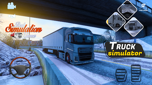 Truck Simulator Euro Snow 2023 ekran görüntüsü