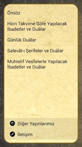 Dua Kitabı ekran görüntüsü