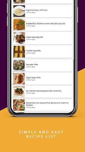 Chinese Recipes Offline ekran görüntüsü