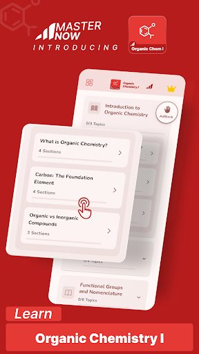 Organic Chemistry I MasterNow ekran görüntüsü
