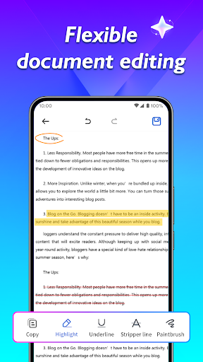 Document Reader App ekran görüntüsü