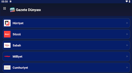 Gazete Dünyası ekran görüntüsü