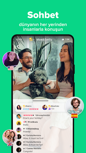 YouNow: Yayın, İzle, Sohbet ekran görüntüsü