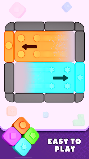 Slide Color Block: Jam Puzzle ekran görüntüsü