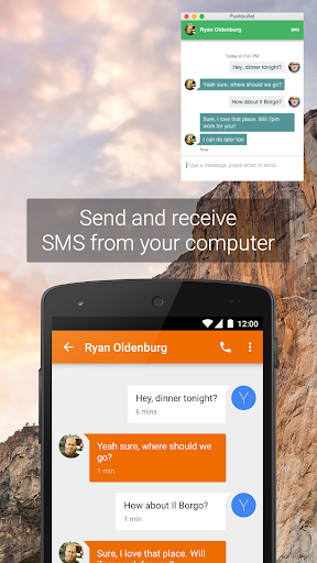 Pushbullet: SMS on PC and more ekran görüntüsü
