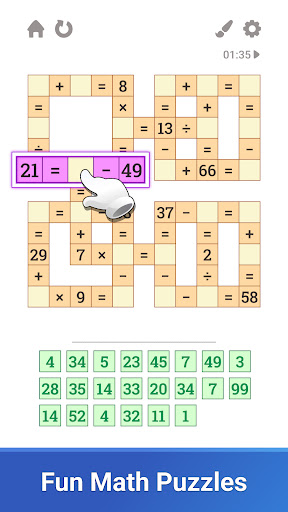 Math Club: Number Puzzle Games ekran görüntüsü
