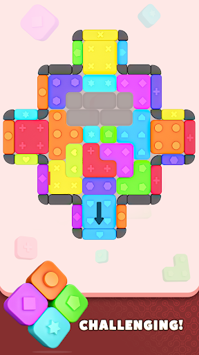 Slide Color Block: Jam Puzzle ekran görüntüsü