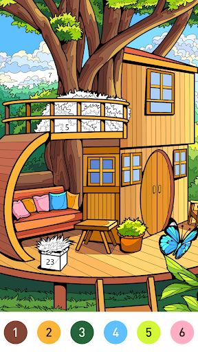 Dream Home Coloring book ekran görüntüsü