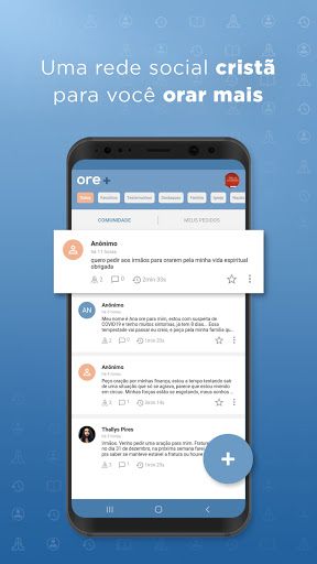 Ore Mais: o seu app de oração ekran görüntüsü