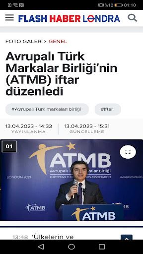 Flash Haber Londra ekran görüntüsü