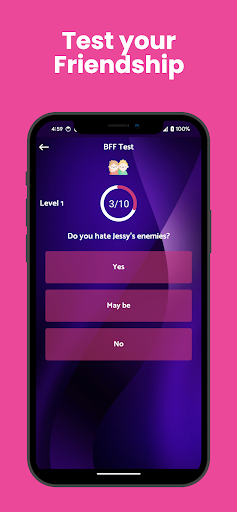 BFF Test - Love Quiz ekran görüntüsü