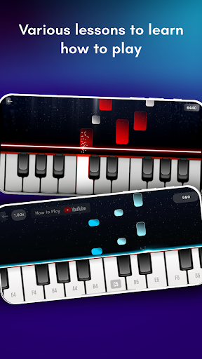 Real Piano: elektrikli klavye ekran görüntüsü