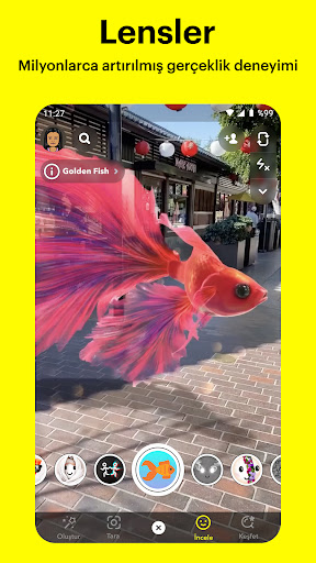 Snapchat ekran görüntüsü