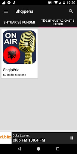 Albanian Radio Stations ekran görüntüsü
