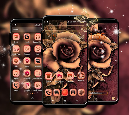 Artistic Rose Launcher Theme ekran görüntüsü
