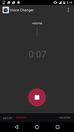 Voice Changer Ses değiştirici ekran görüntüsü