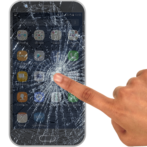 Kırık ekran şakası