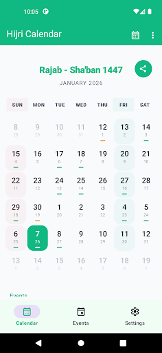 Hijri Calendar: Islamic Date ekran görüntüsü