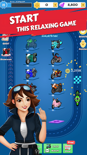 Merge Bike game Idle Tycoon ekran görüntüsü