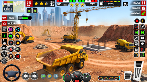JCB Construction Games 3D Sim ekran görüntüsü