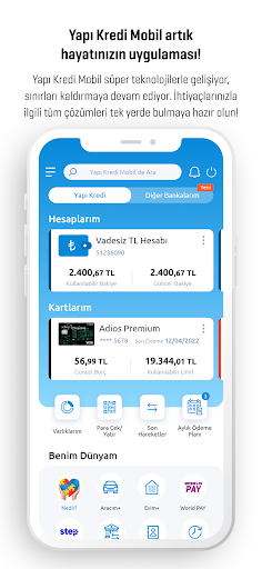 Yapı Kredi Mobil ekran görüntüsü