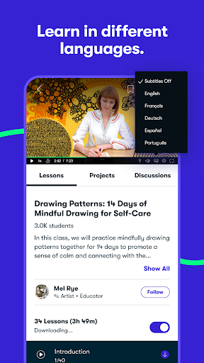 Skillshare: Online Classes App ekran görüntüsü