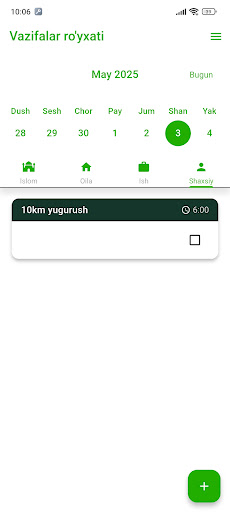Kundalik ekran görüntüsü