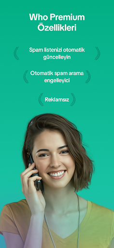 WHO Arayan Kimliği & Spam Blok ekran görüntüsü