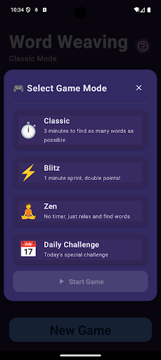 Word Weaving ekran görüntüsü